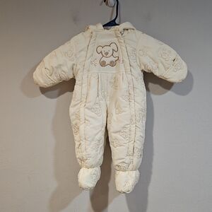 Vintage Baby Puppy Snowsuit
